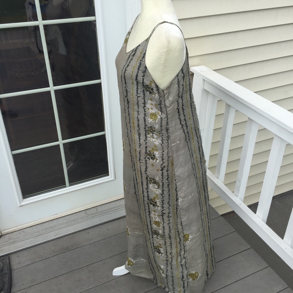 Sacred Threads Silk Maxi Dress. M/L - Picture 5 of 10